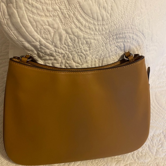 Coach smooth leather tan color shoulder bag. Classic! Never used-NWOT - Picture 3 of 10